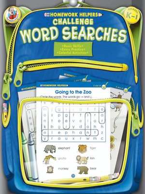 cover image of Challenge Word Searches, Grades K--1